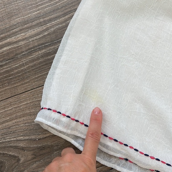 Skies are Blue Gari Embroidery Top - Picture 13 of 13